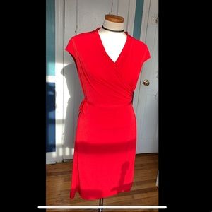 Red Wrap Dress